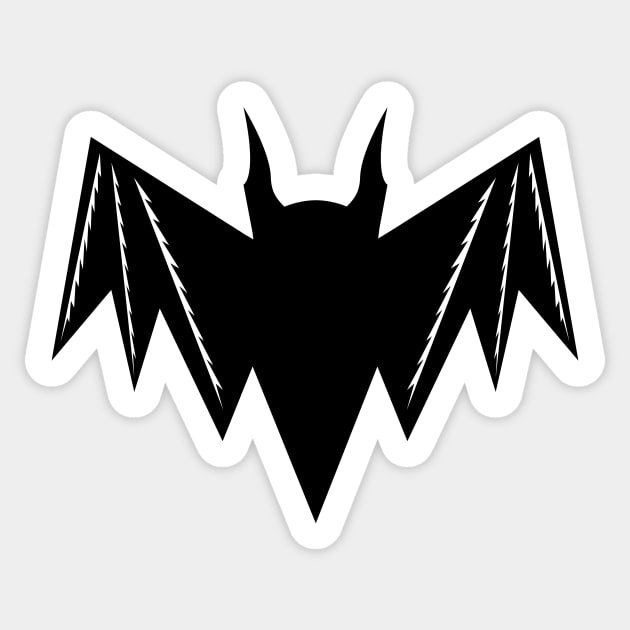 I Shall Become A Bat Sticker by PapaBat